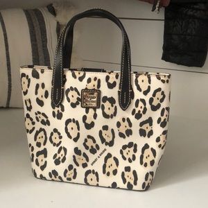 Dooney & Burke mini cheetah print purse
